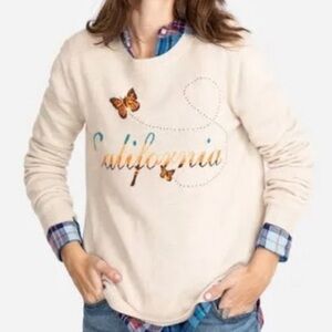 Johnny Was California Cashmere Oatmeal Crew Neck Sweater